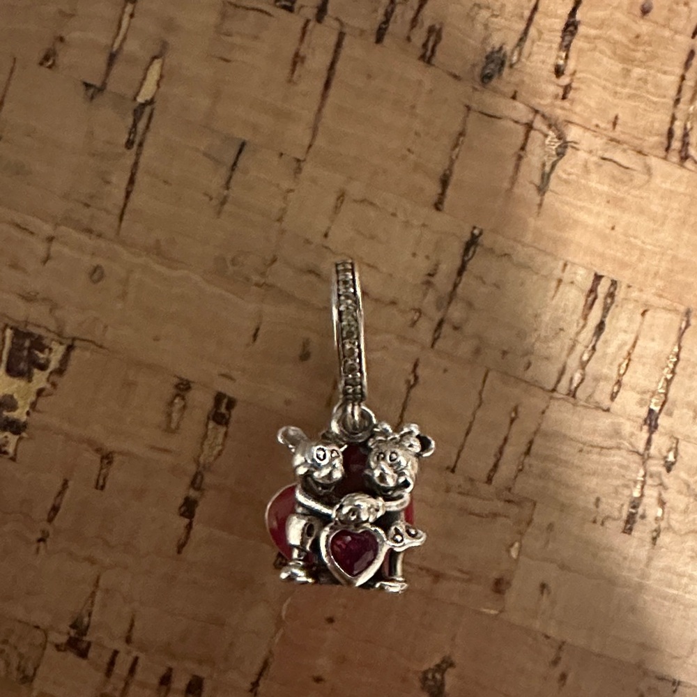 Pandora Minnie  and Mickey LOVE charm